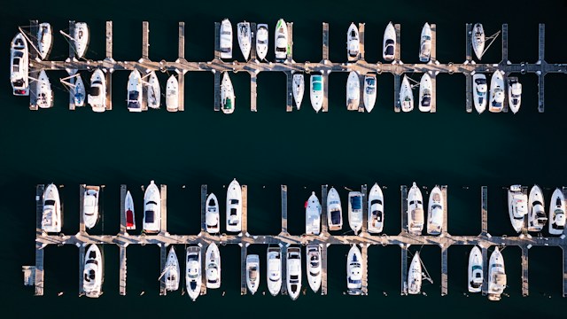 Live camera feed of Guest Slips showing marina vessels
